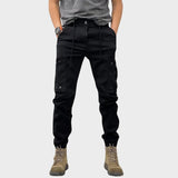 Marco - Pantalones cargo elásticos con múltiples bolsillos