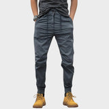 Marco - Pantalones cargo elásticos con múltiples bolsillos