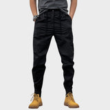Marco - Pantalones cargo elásticos con múltiples bolsillos