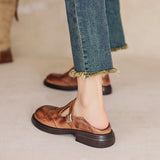 Vela - Zapatos Mary Jane Premium de Cuero