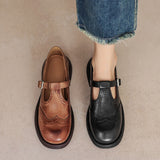 Vela - Zapatos Mary Jane Premium de Cuero