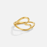 Anillo de Corazón de Oro