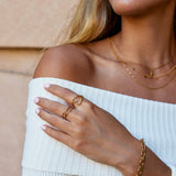 Anillo de Corazón de Oro