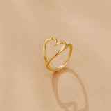 Anillo de Corazón de Oro