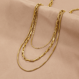Collar de cadena superpuesta Miela