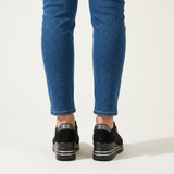 Morena - Zapatillas de mujer cómodas con tacón