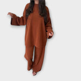 Ingrid - Conjunto Acanalado Plus Size