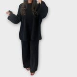 Ingrid - Conjunto Acanalado Plus Size