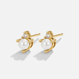 Pendientes de Perlas y Cristales