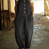 Graça - Mono de Denim de Algodón con Acabado Vintage