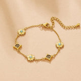 Pulsera 'Besado por el sol' en turquesa