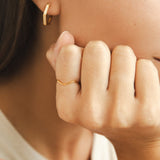 Anillo apilable Tina de oro