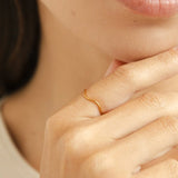 Anillo apilable Tina de oro