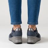 Tosca - Zapatillas de mujer cómodas con tacón