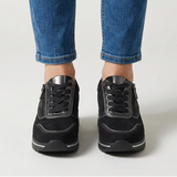 Tosca - Zapatillas de mujer cómodas con tacón