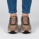 Tosca - Zapatillas de mujer cómodas con tacón