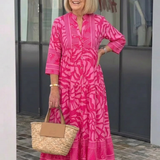 Amandine | Button-Front Midi Dress