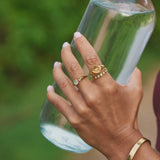 Anillo Antiguo con Aguamarina