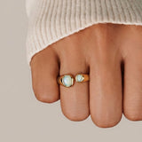 Anillo Antiguo con Aguamarina