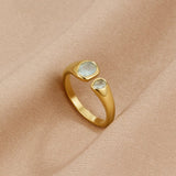 Anillo Antiguo con Aguamarina