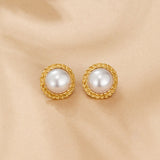 Pendientes de perlas vintage de Monet