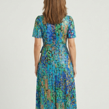 Chloé | Vestido Midi de Diseño Abstracto
