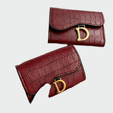 Elegante cartera de cuero premium