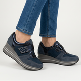 Zelinda - Zapatillas de mujer cómodas con tacón