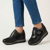 Zelinda - Zapatillas de mujer cómodas con tacón