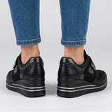 Zelinda - Zapatillas de mujer cómodas con tacón