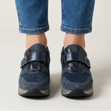Zelinda - Zapatillas de mujer cómodas con tacón