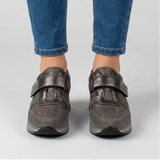 Zelinda - Zapatillas de mujer cómodas con tacón