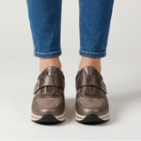 Zelinda - Zapatillas de mujer cómodas con tacón