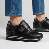 Zelinda - Zapatillas de mujer cómodas con tacón